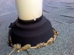 Alpharetta's Best Gutter Cleaners' Certainteed Certified roofers can replace your cracked and rotted vent boots.
